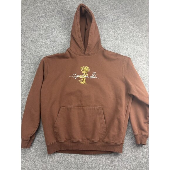 2Pac Hoodie Mens Large Tupac Shakur Rose That Grew From Concrete Graphic Rap - Picture 1 of 8